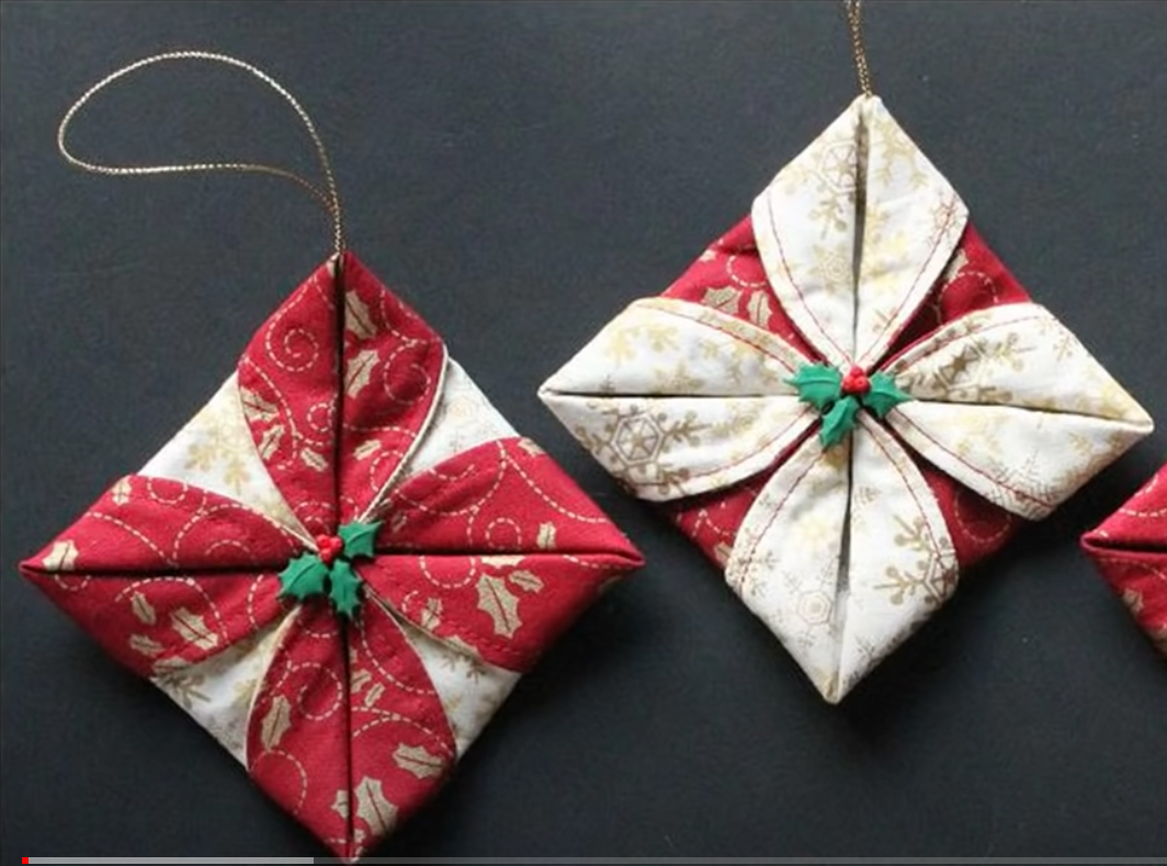 Free Pattern: Fabric Christmas Tree Ornaments – The Patchwork Shop