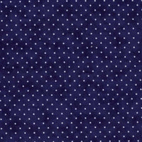 Small white dots on a dark royal blue background quilting fabric